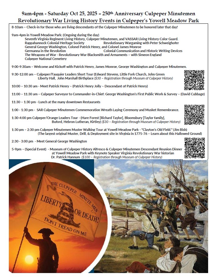 Culpeper Minutemen in the Park